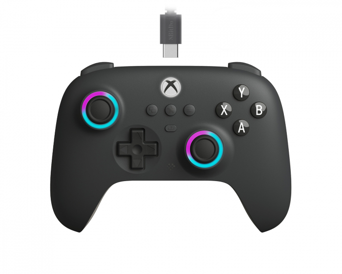 8Bitdo Ultimate C Wired Controller Xbox Hall Effect Edition - Mörkgrå