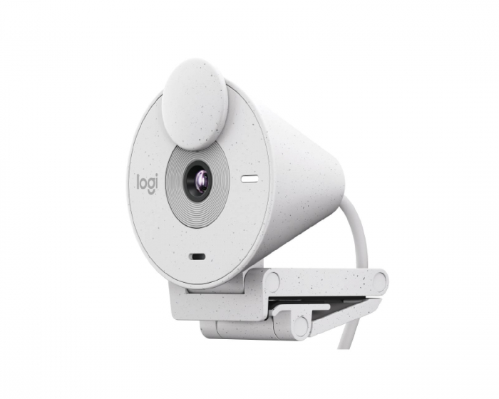 Logitech Brio 300 Full HD Webbkamera - Off White