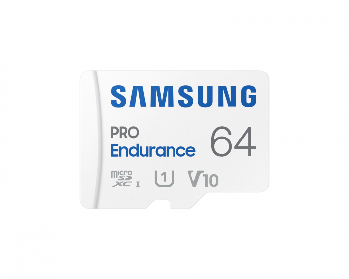 Samsung PRO Endurance microSDXC 64GB & SD Adapter - Minneskort