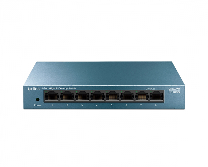 TP-Link LS108G Nätverksswitch 8-Portar Unmanaged, 10/100/1000Mbps