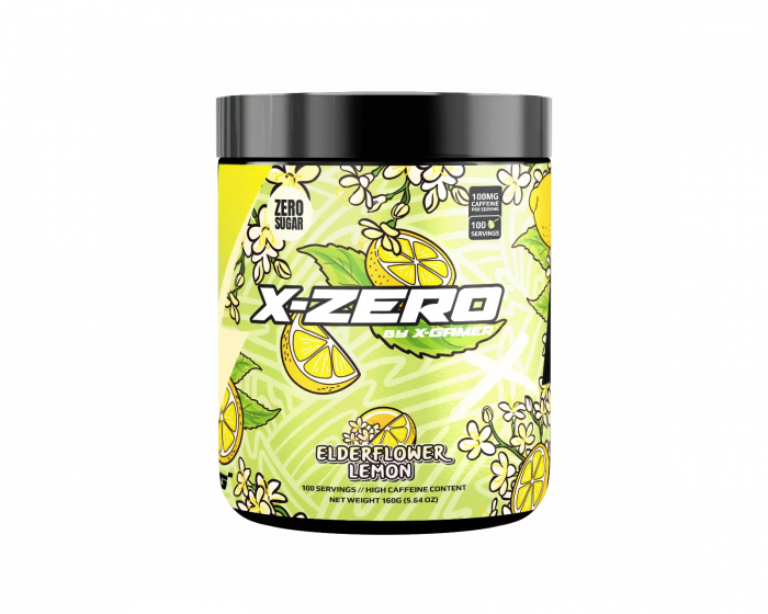 X-Gamer X-Zero Elderflower Lemon - 100 Serveringar