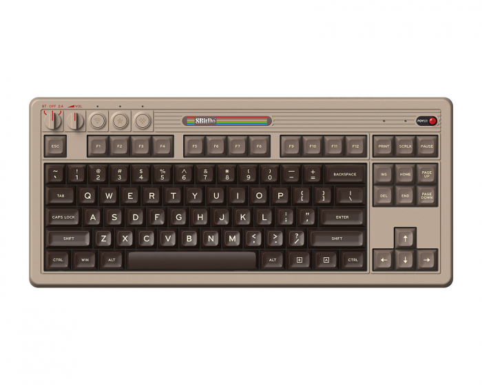 8Bitdo Retro Mechanical Keyboard - Trådlöst Tangentbord ANSI - C64 Edition