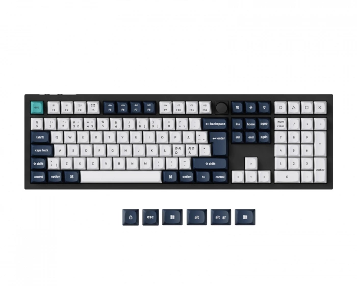 Keychron Q6 Max QMK ISO Trådlöst Mekaniskt Tangentbord [Gateron Jupiter Banana]