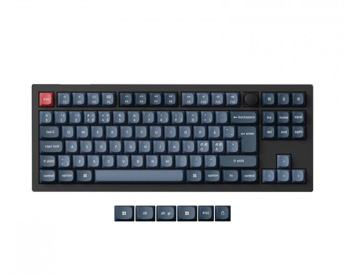 Keychron V3 Max TKL QMK ISO Trådlöst Mekaniskt Tangentbord [Gateron Jupiter Banana]