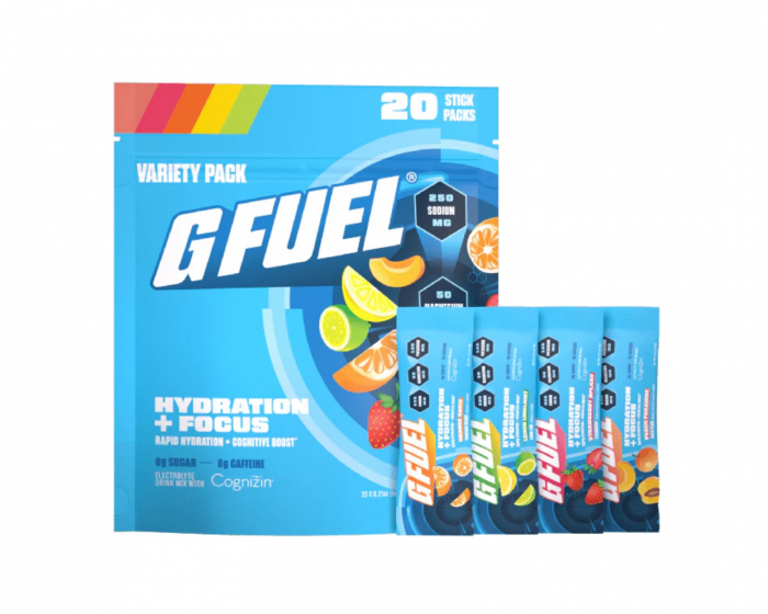 G FUEL Variation paket Hydration + Focus Pack - 20 Portioner