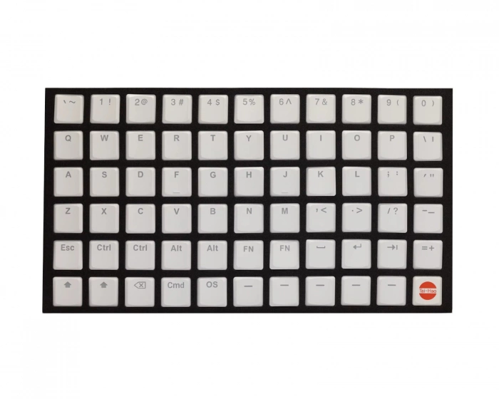 Tai-Hao THT Doubleshot PBT Backlit Low-Profile 65-Key - Choc V1 -  Vit