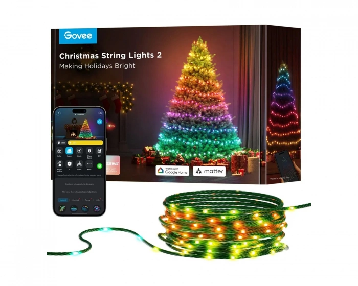 Govee String Lights 2 Smart Julbelysning – 30 meter