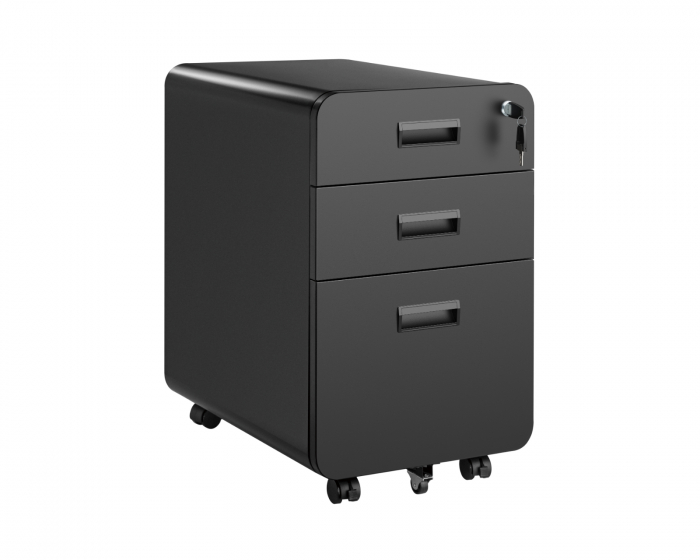 MaxMount Låsbar Arkivhurts med 3 Lådor