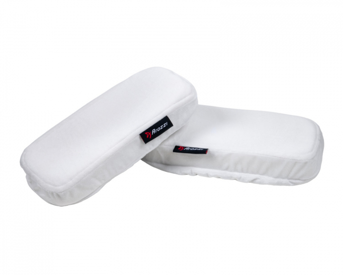 Arozzi Armstödskuddar i Memory Foam - Vit