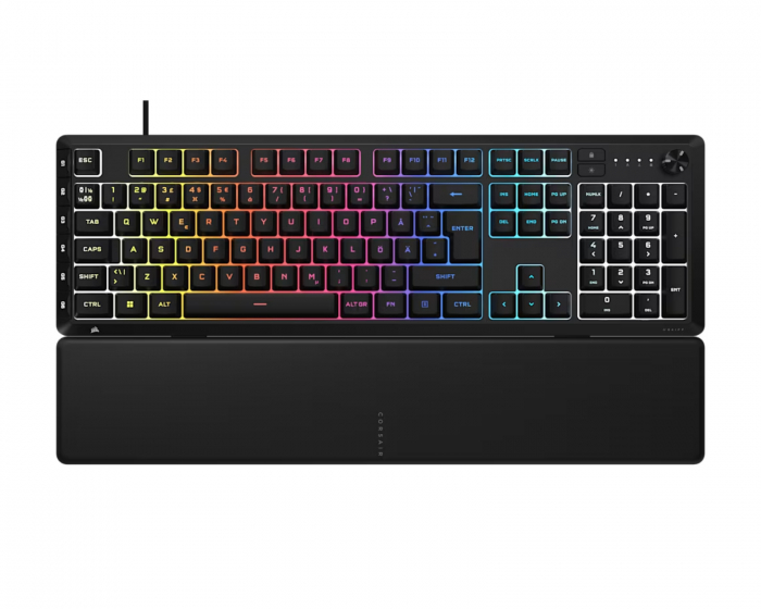 Corsair SKIFF 100 PLUS Trådbundet Gamingtangentbord