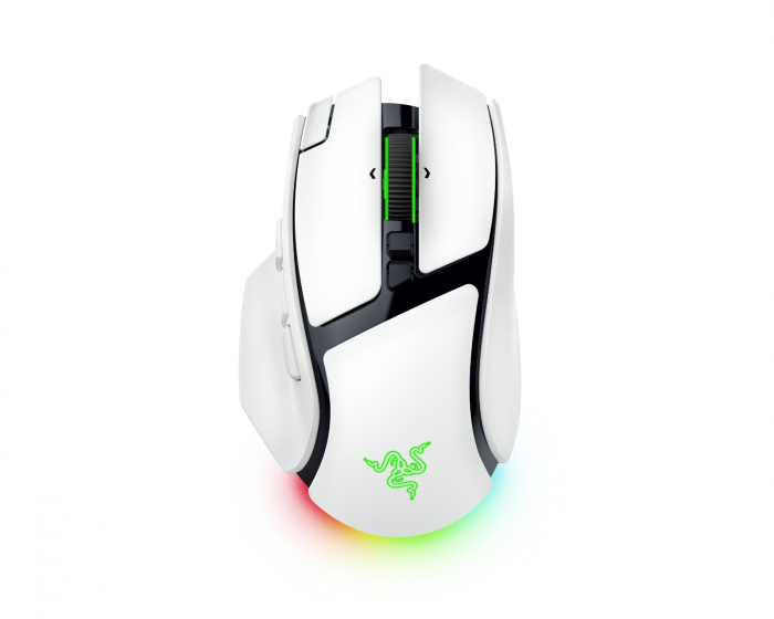 Razer Basilisk V4 Pro Gaming Mus - Vit