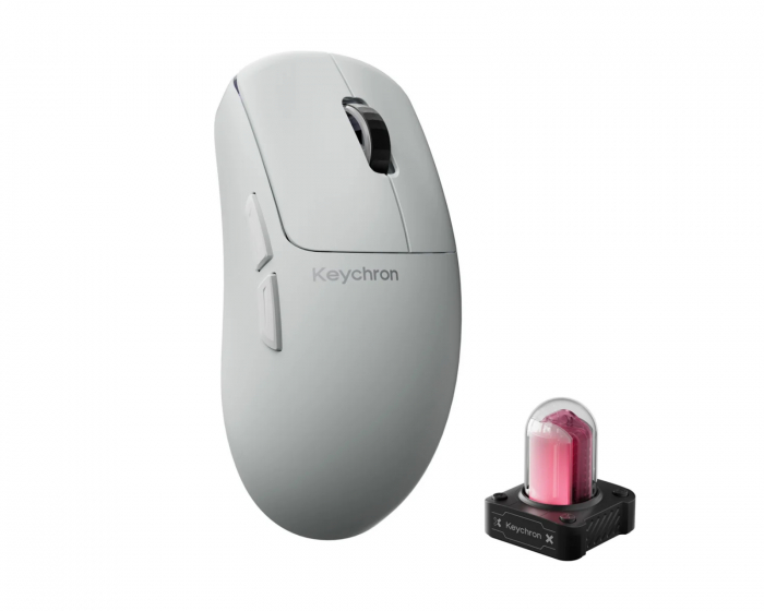 Keychron G6 HE 8K Trådlös Gamingmus - Vit