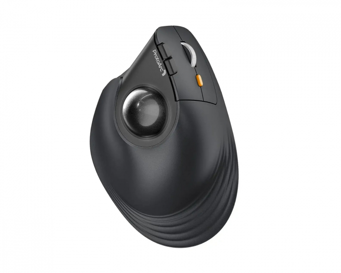 ProtoArc EM05 NL Vertikal Trådlös Trackball Mus - Svart