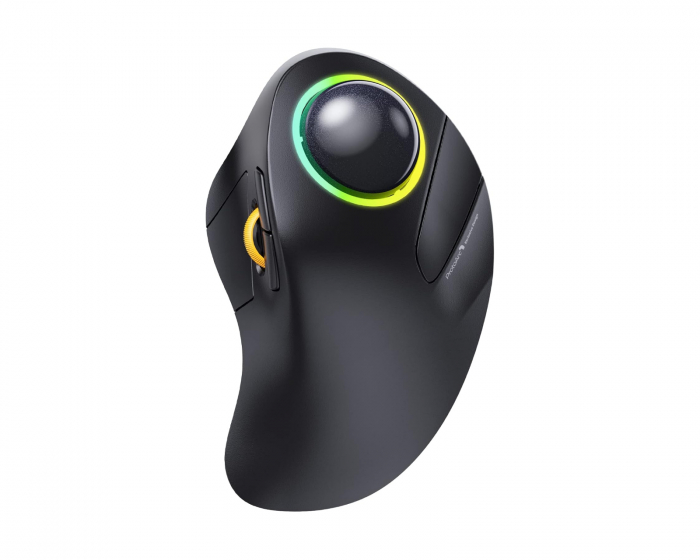 ProtoArc EM03 Trådlös RGB Trackball Mus - Svart