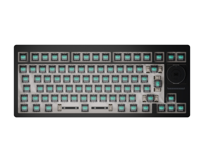 Wooting 80HE+ Tangentbord - Zinc Alloy Black [Lekker Tikken] - ISO