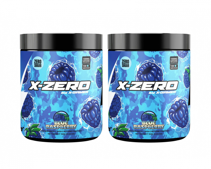 X-Gamer X-Zero Blueraspberry - 2 x 100 Serveringar