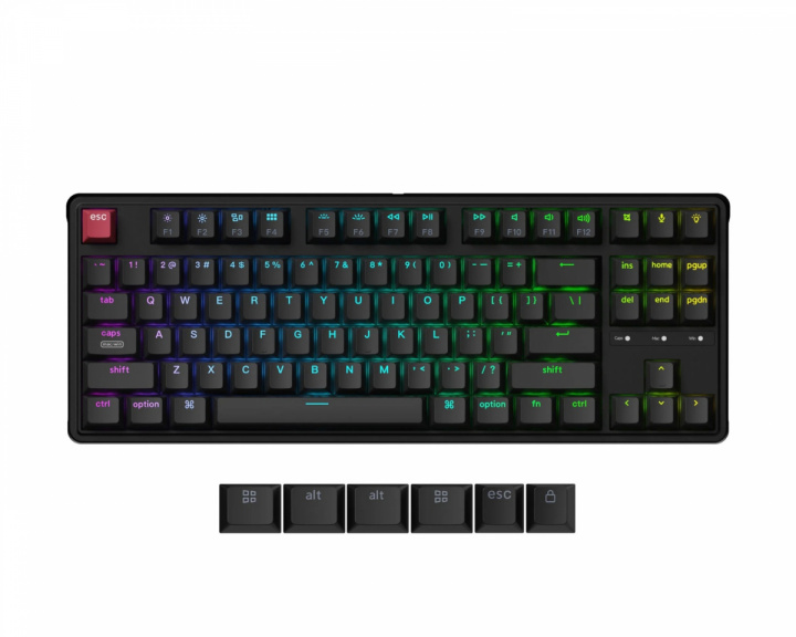  C3 Pro 8K QMK ISO Mekaniskt Tangentbord [K Super Red]