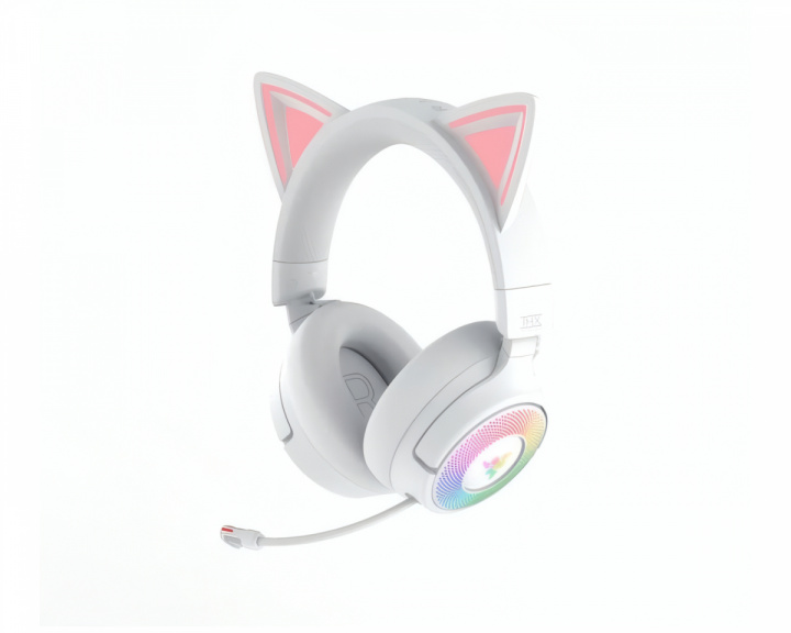  Kraken Kitty V3 PRO Trådlöst Gaming Headset - Vit