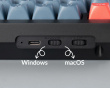 V6 Max QMK ISO Trådlöst Mekaniskt Tangentbord [Gateron Jupiter Banana]