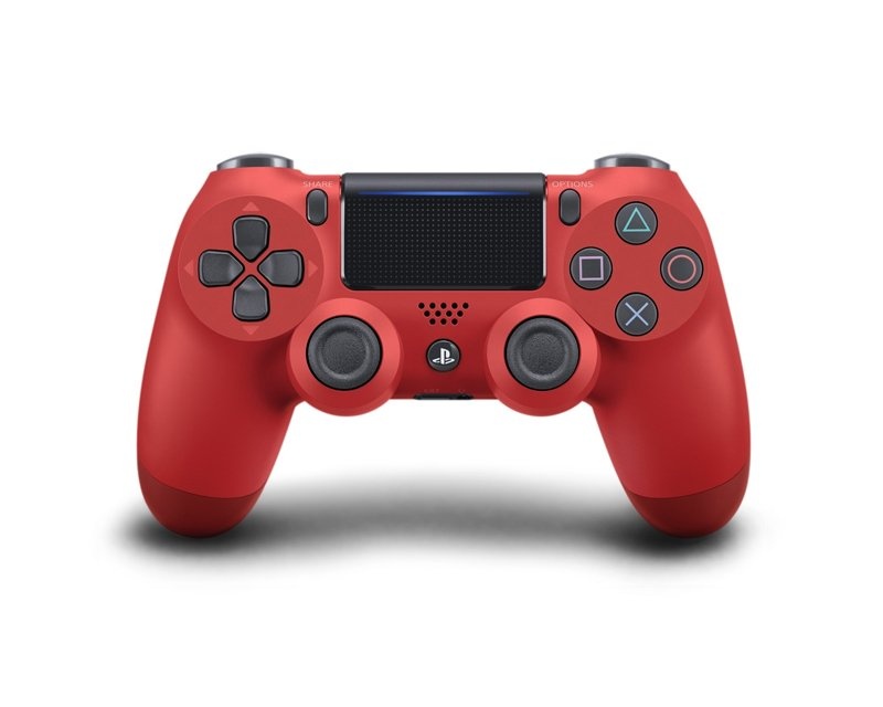 støbt konkurrence trængsler Sony Dualshock 4 Trådlös PS4 Kontroll v2 - Magma Red - MaxGaming.se