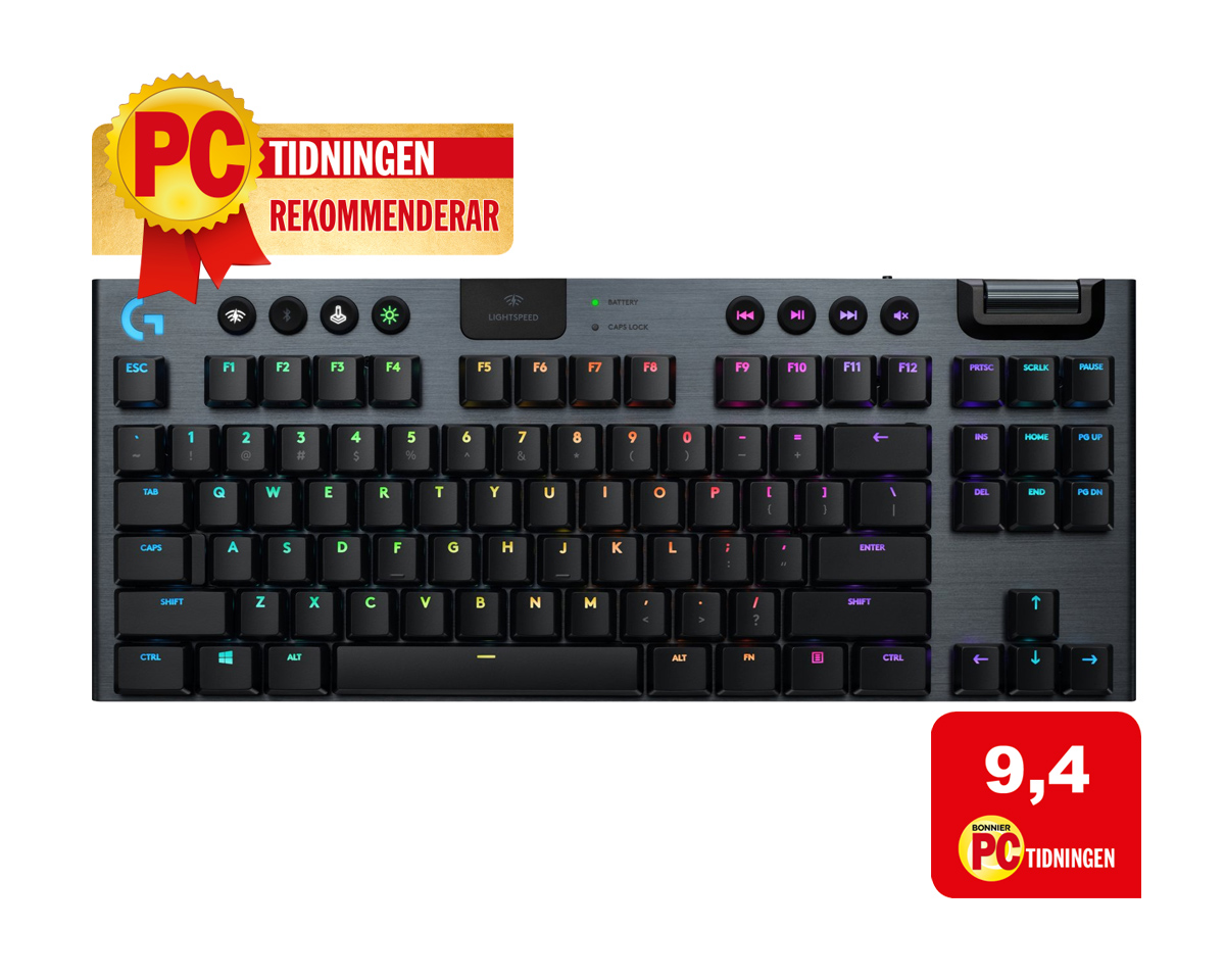 Logitech G915 Trådlöst RGB Gamingtangentbord TKL [GL Tactile]