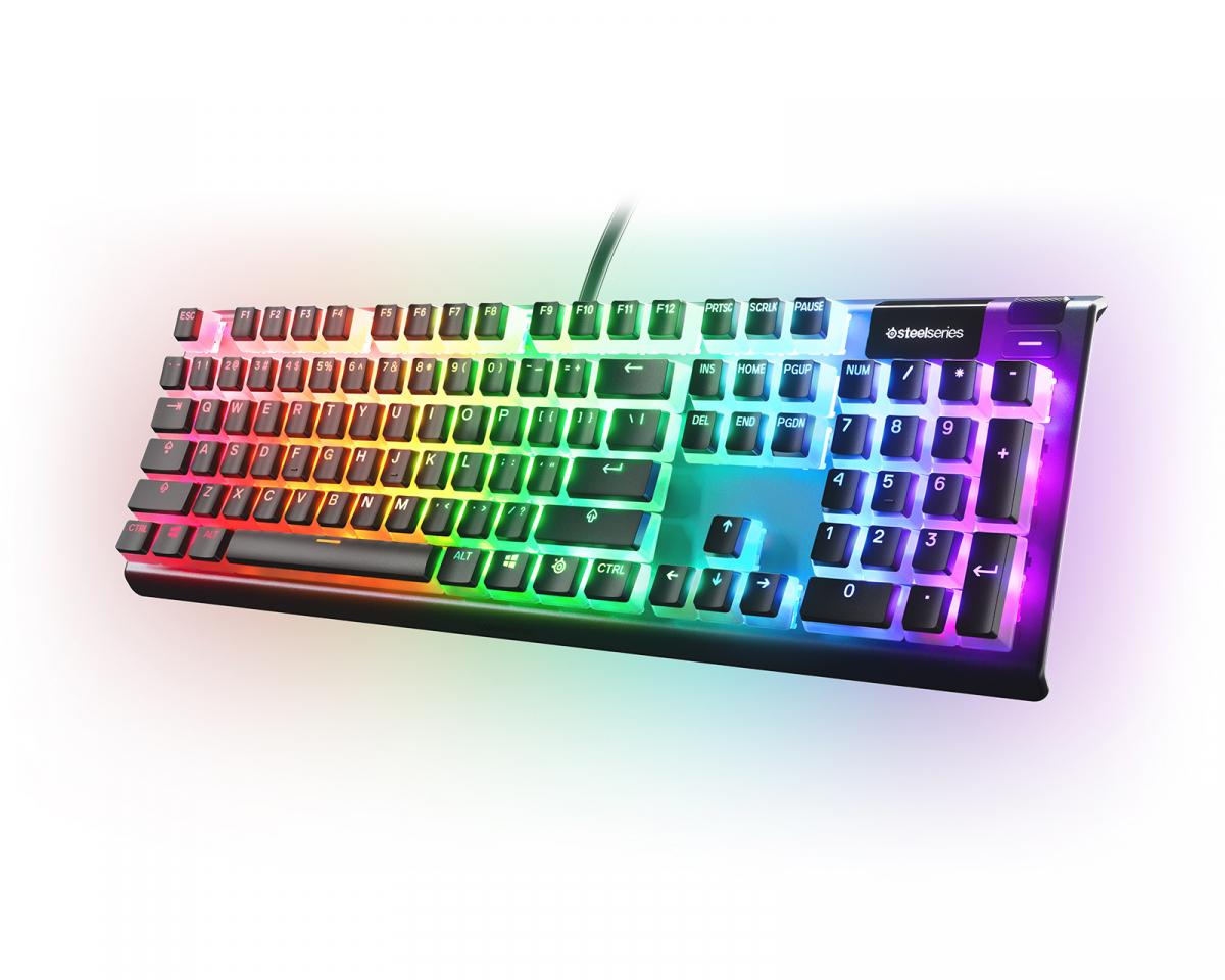 SteelSeries Prism PBT Double-shot Pudding Keycap Set Nordisk - Svart