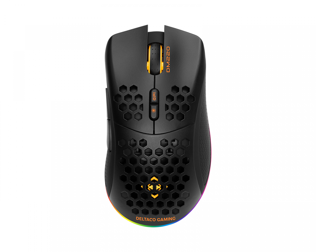 DM220 Trådlös RGB Gamingmus Ultralätt