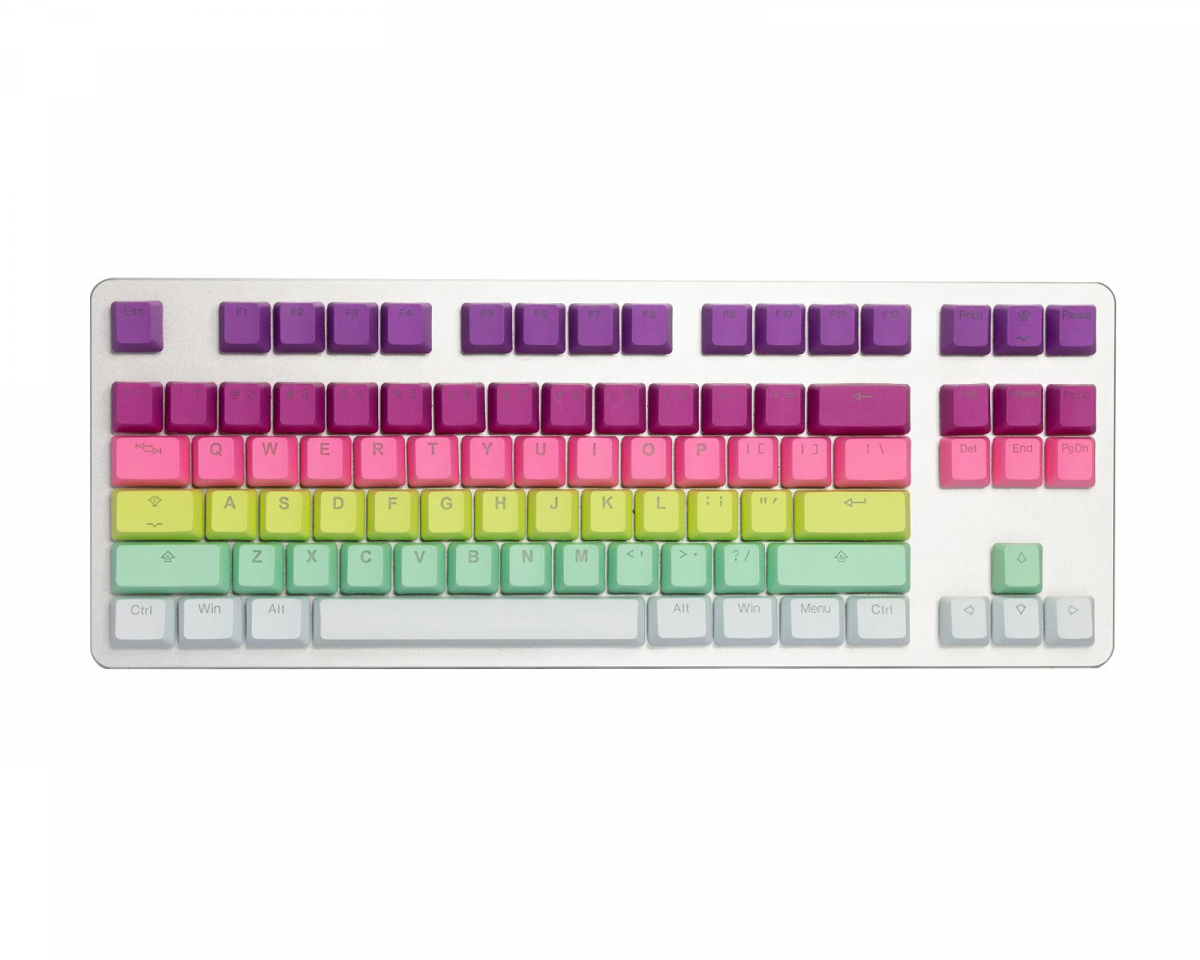 PBT Doubleshot Shine-through 121-Key Keycap Set