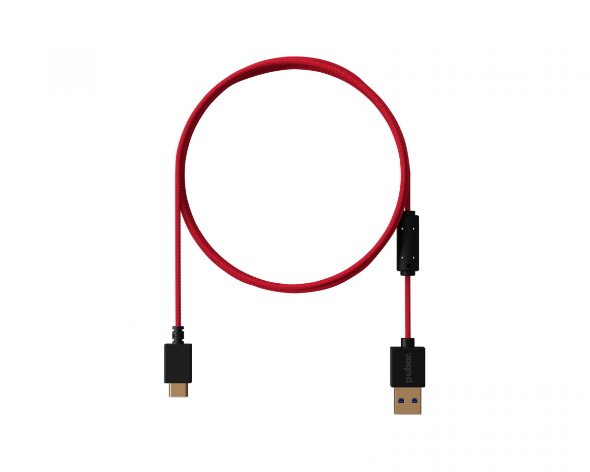 Pulsar USB-C Paracord Kabel - Röd