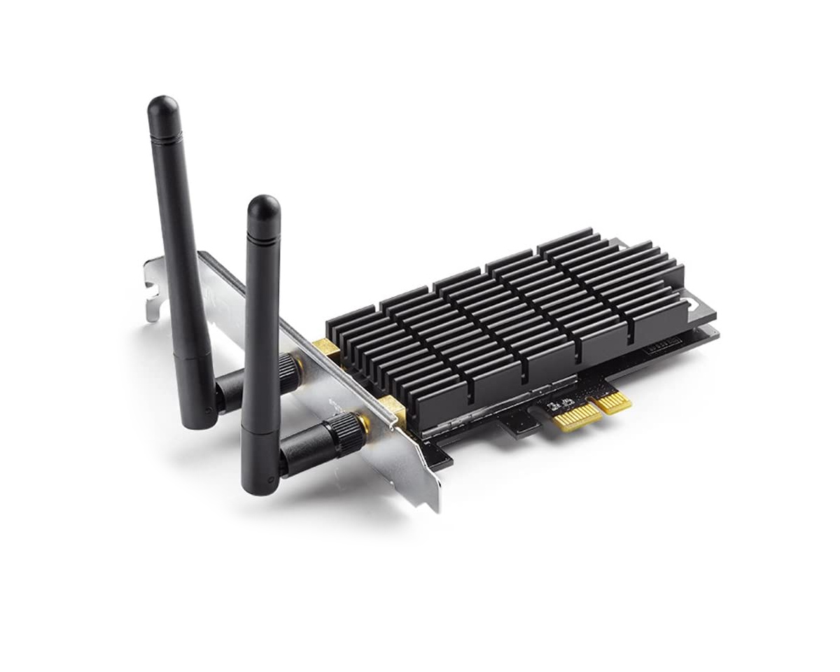 TP-Link Archer T6E PCIe Nätverkskort, Dual-Band, 400+867 Mbps, 2xDetachable an