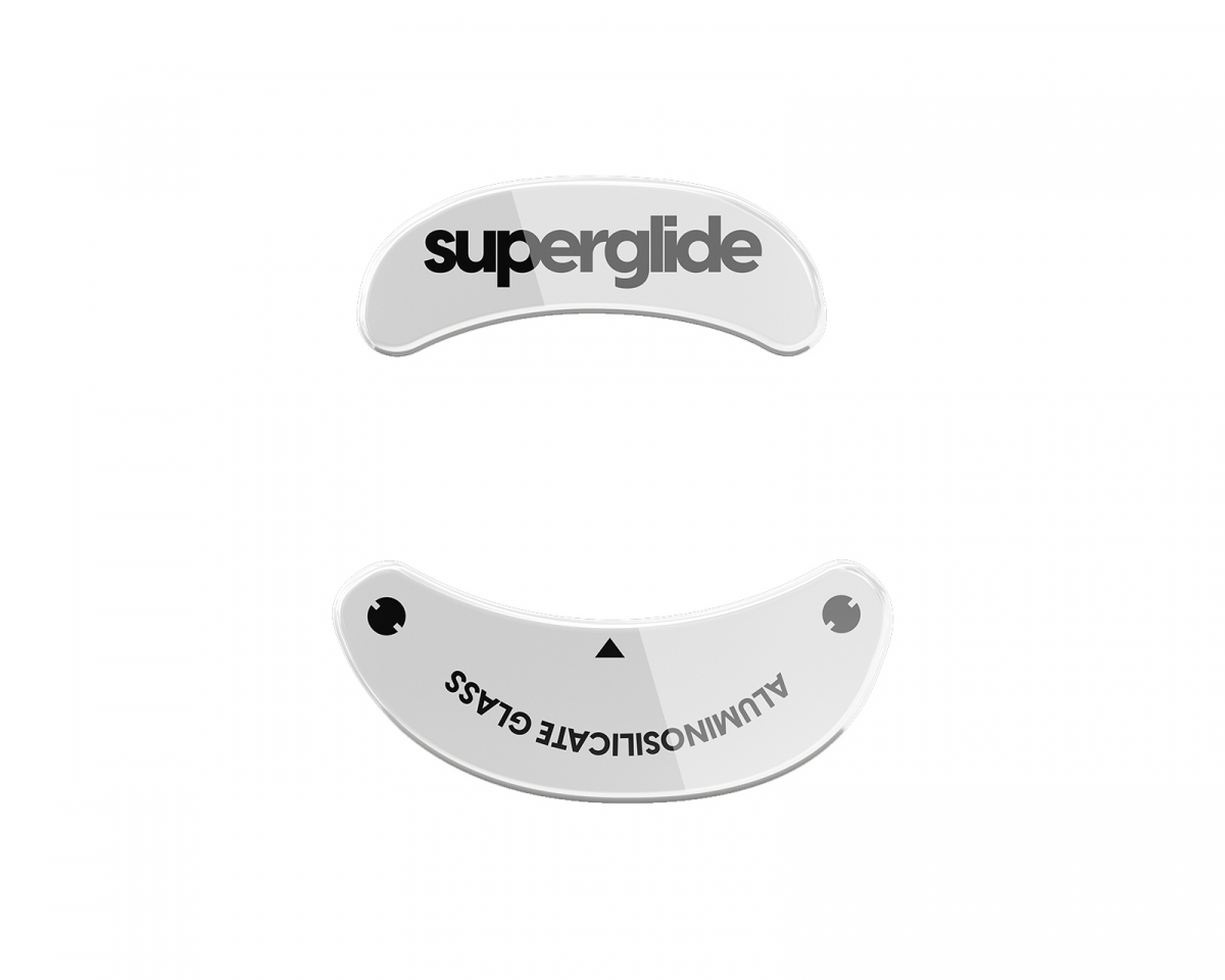 Superglide Glas Skates till Vaxee Zygen NP-01/Outset AX - Vit
