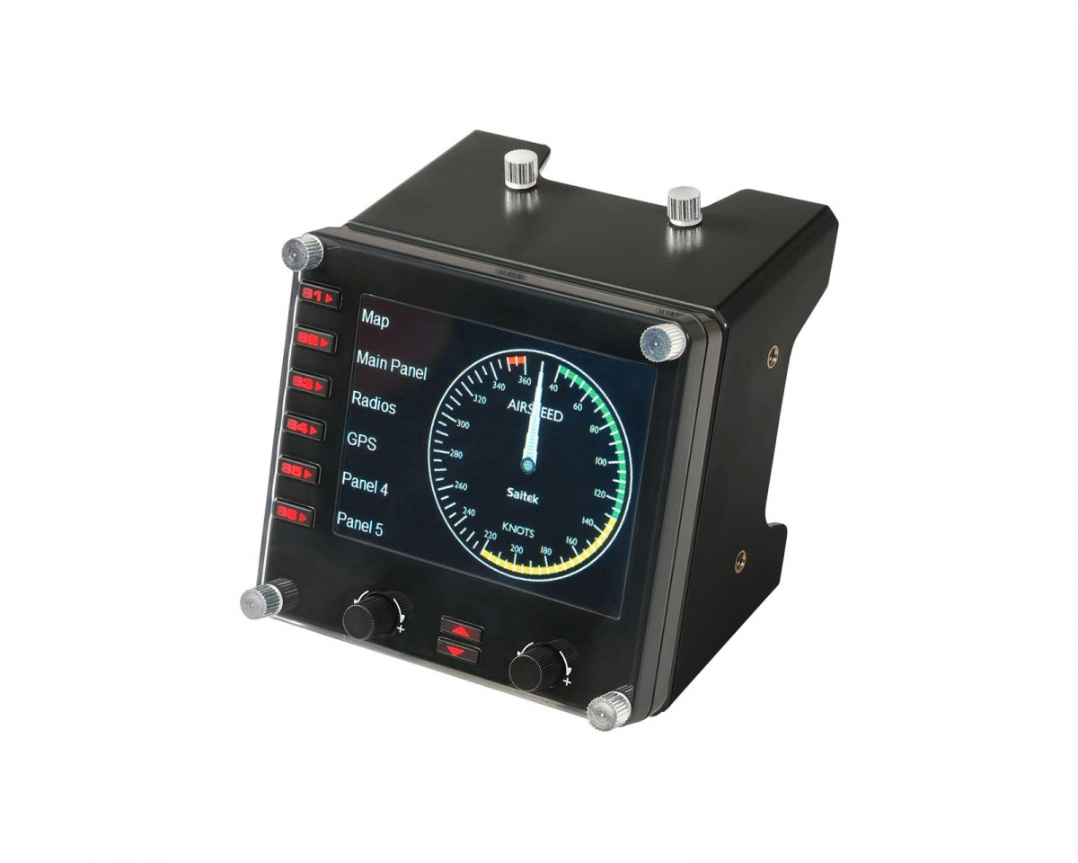 Logitech Saitek Pro Flight Instrument Panel - LCD Display för Flygsimulatorer