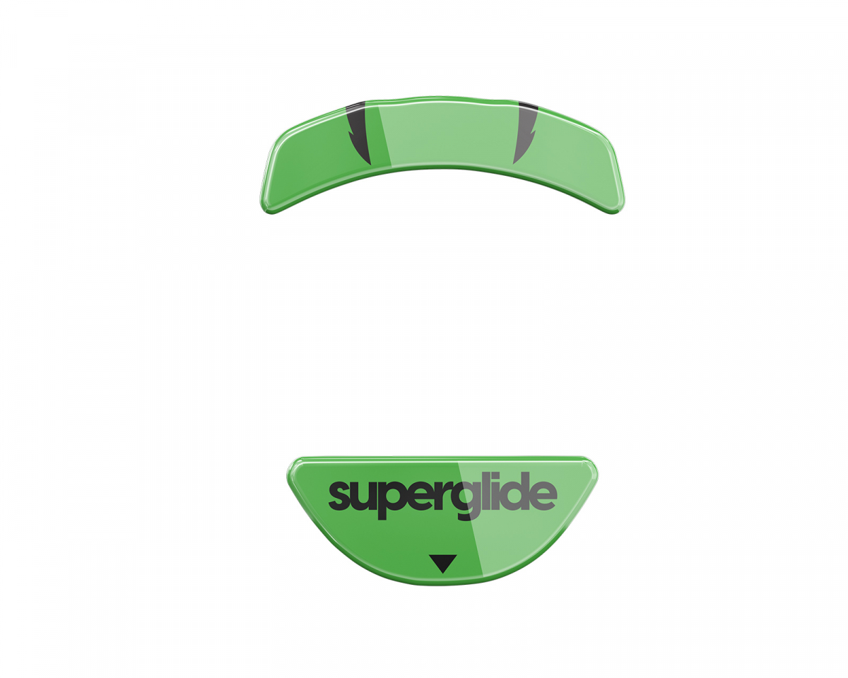 Superglide Glas Skates till Razer Orochi V2 - Grön