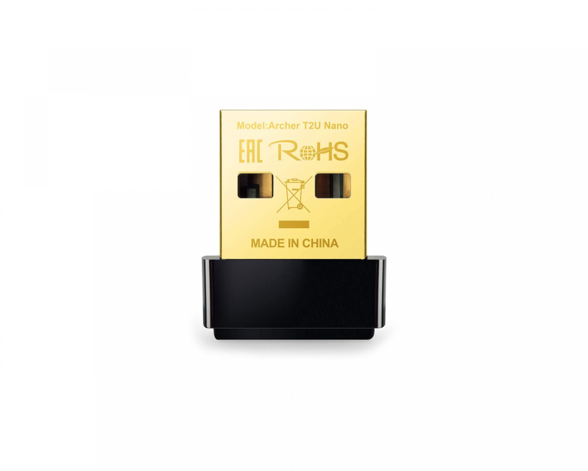 TP-Link Archer T2U Nano AC600 Wireless Dual-Band USB Adapter - Nätverksadapter