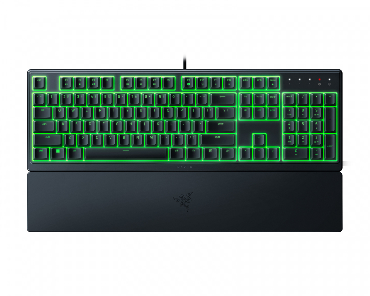 Razer Ornata V3 X Low Profile RGB Gaming Tangentbord [Membrane Silent] - Sva