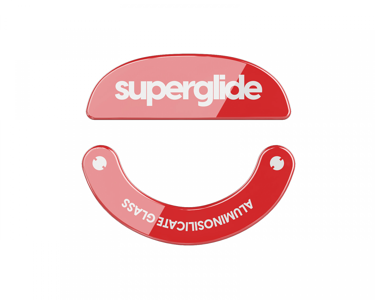 Superglide Glas Skates Type-S till Pulsar X2 Series - Röd