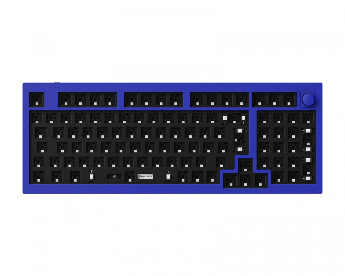 Keychron Q5 QMK 96% ISO Barebone Knob Version RGB Hot-Swap - Blå