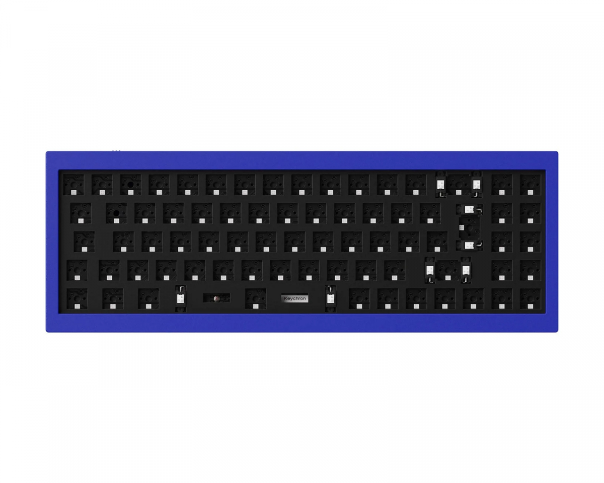 Keychron Q7 QMK 70% ISO Barebone RGB Hot-Swap - Blå