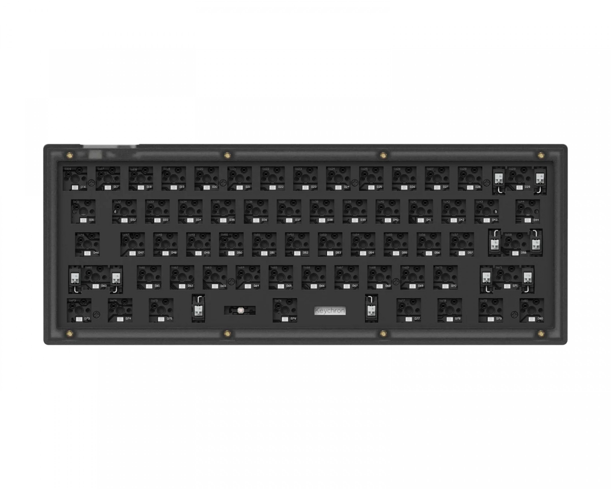Keychron V4 QMK 60% ISO Barebone RGB Hot-Swap - Frosted Black