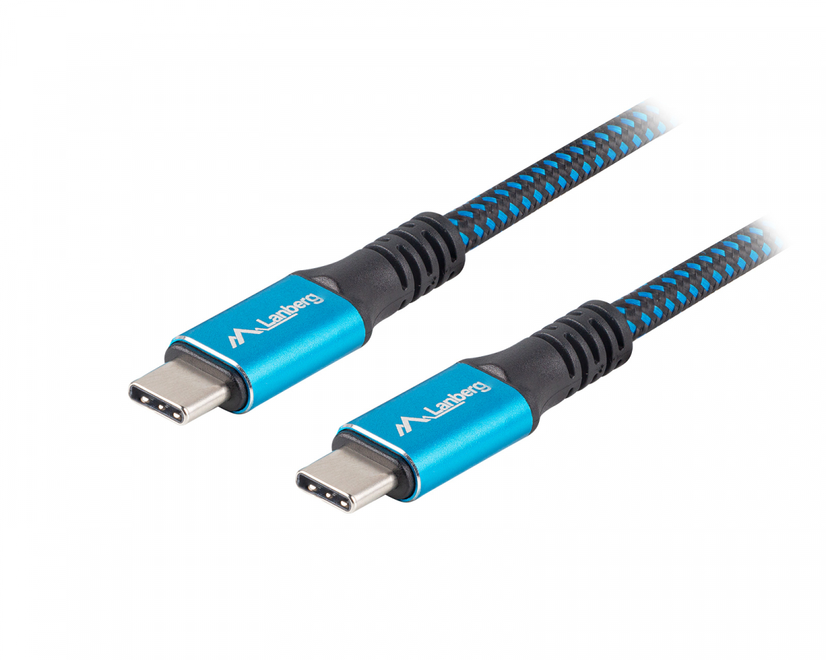 Lanberg USB-C Kabel 100W 8K - USB4 Kabel - 1.2m