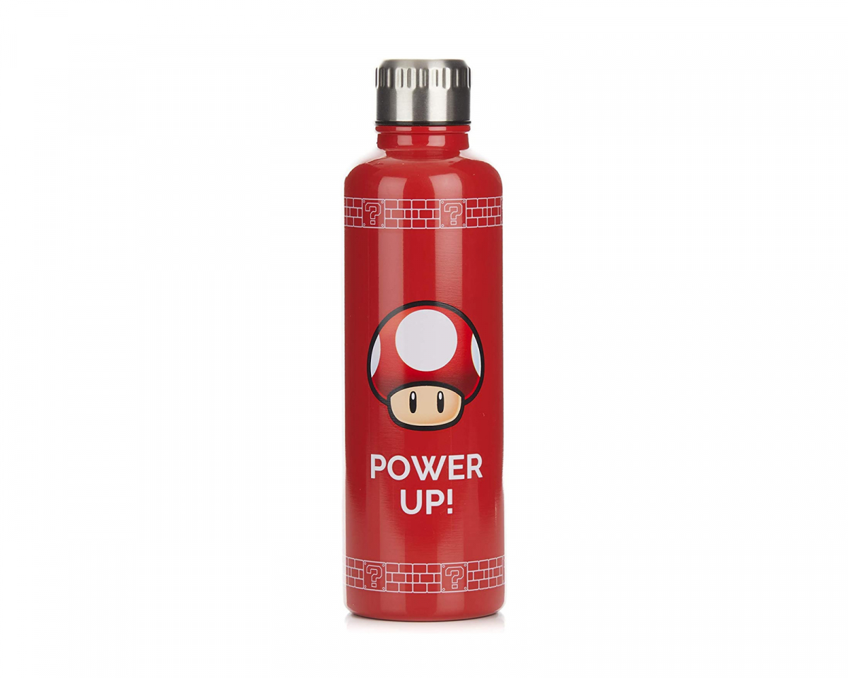 Paladone Super Mario Big Up Vattenflaska Metall - 500ml