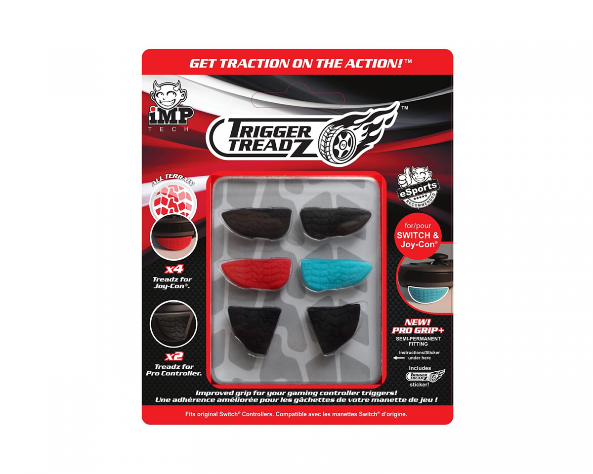 Trigger Treadz Nintendo Switch Trigger Treadz - Trigger Grips till Joy-Con/Pro Contro