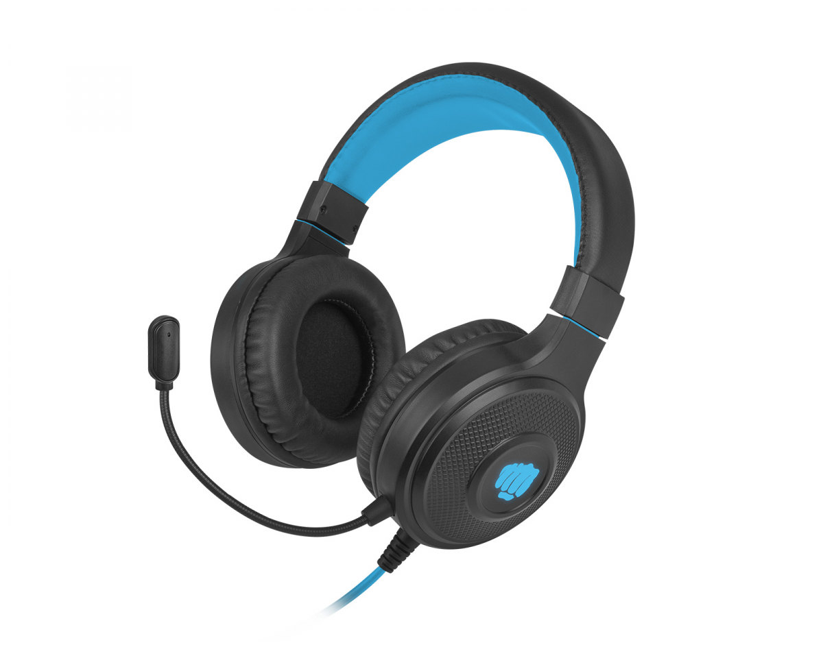 Fury Warhawk Stereo Gamingheadset RGB - Svart/Blå