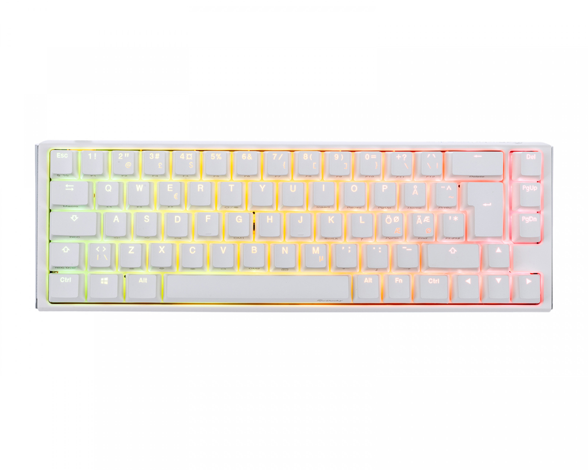 Ducky ONE 3 SF Pure White RGB Hotswap Tangentbord [MX Brown]