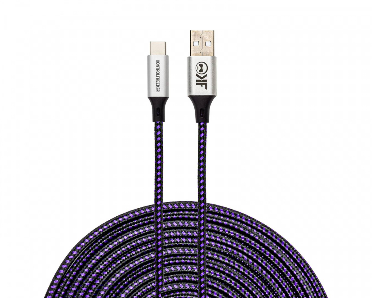 KontrolFreek USB C till USB A - Laddkabel - 3.6 Meter