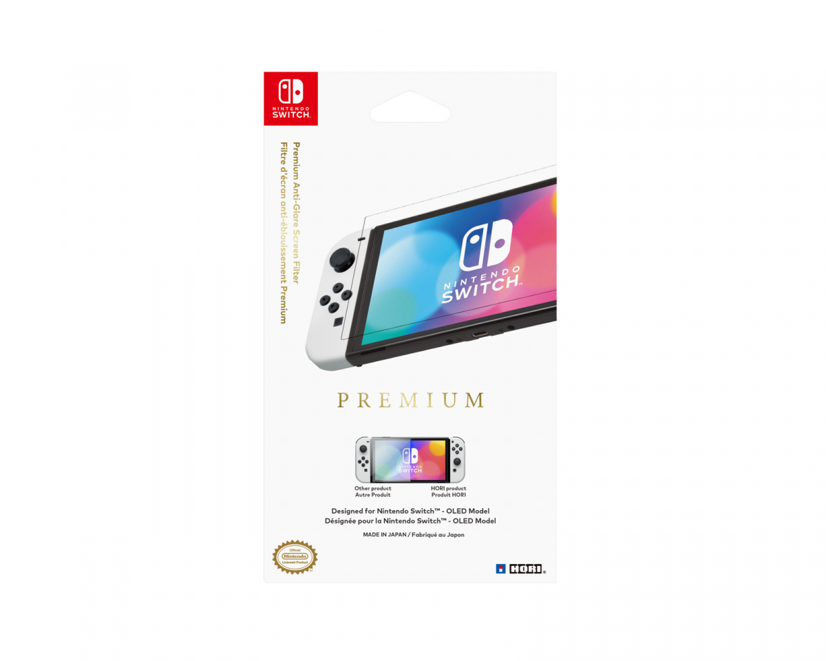Hori Premium Anti-Glare Screen Filter - Skärmfilter för Nintendo Switch OLE
