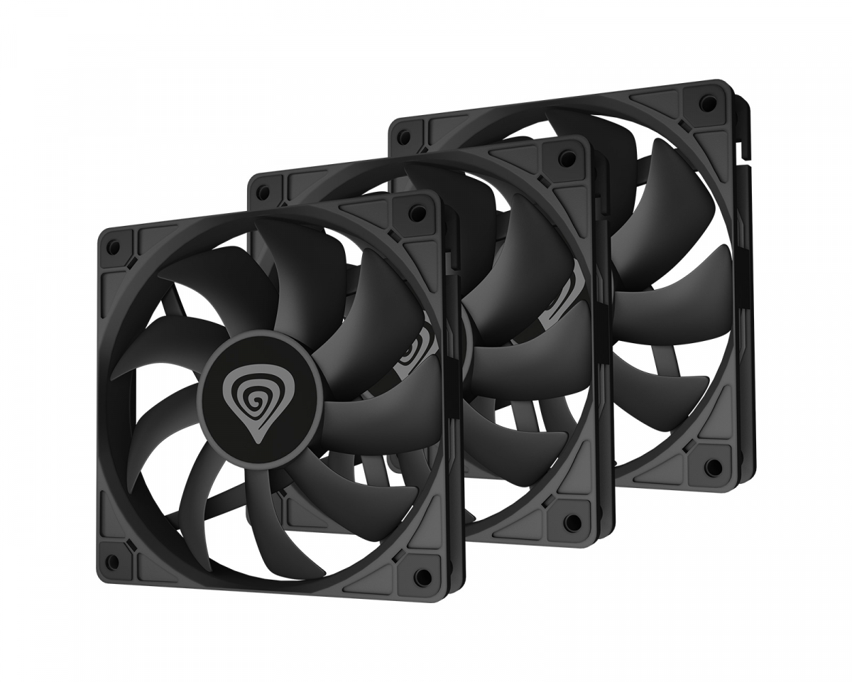 Genesis Oxal 120 PC Fan - Datorfläkt 120mm (3-Pack)