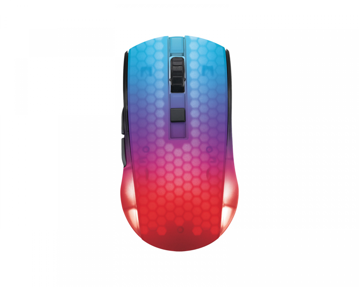 Deltaco Gaming DM320 Trådlös Semi-transparent RGB Gamingmus - Svart