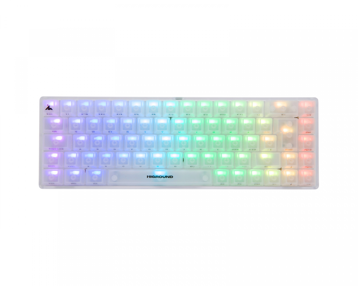 Glorious GMMK Pro TKL Gaming Keyboard Barebone - Blanc (ANSI) -  GLO-GMMK-P75-RGB-W 