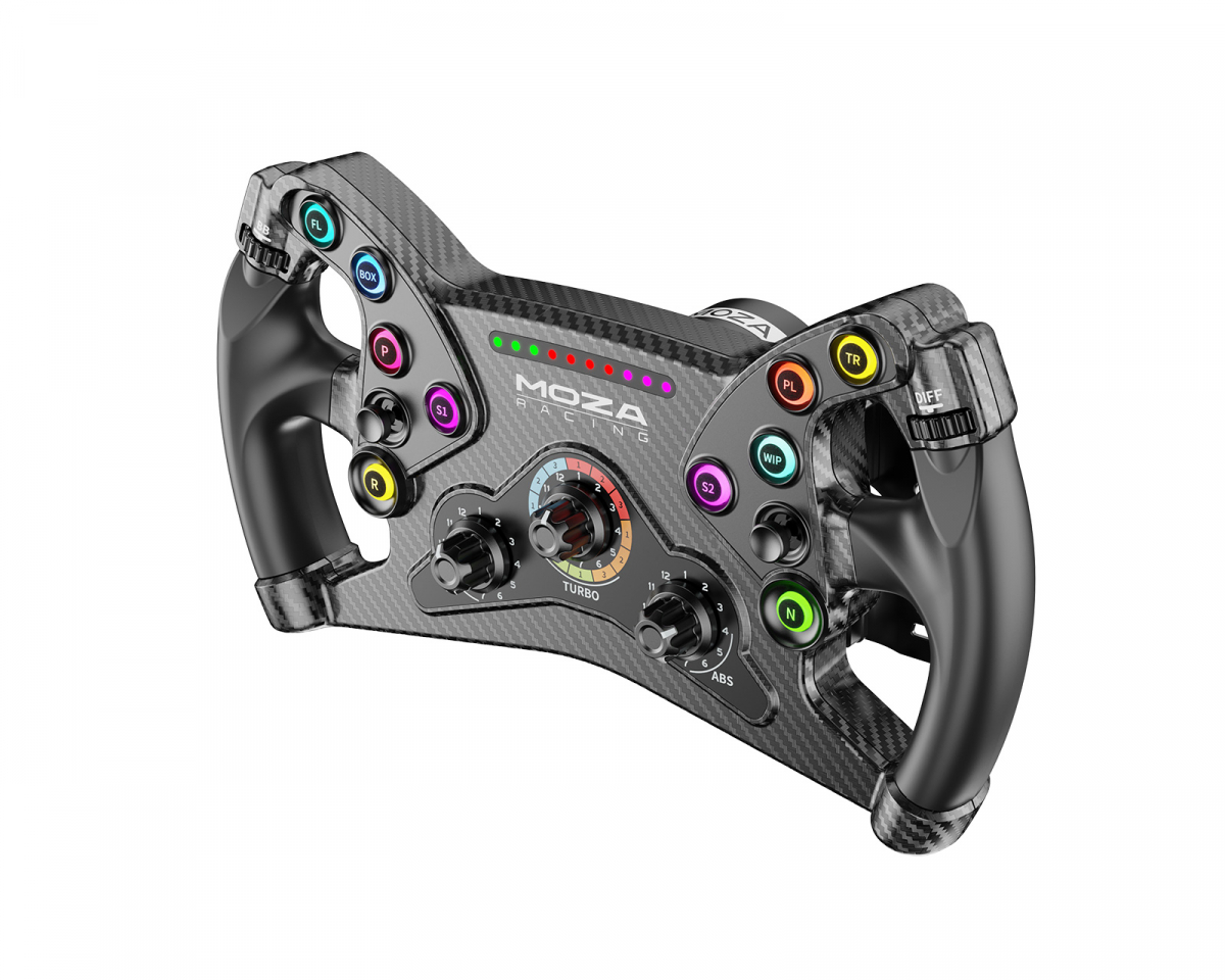 Moza Racing KS Steering Wheel - 300mm Butterfly Style GT Wheel - Ratt för Racing